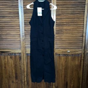 🌻Black Zara midi dress!